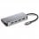 NGS WONDER DOCK 8 USB 2.0 Type-C Argento