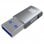 Aisens Mini Adaptador USB 3.2 Gen2 para USB-C Macho/Fêmea Cinzento