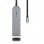 Aisens Docking USB-C 3.2 4 em 1 Multiportas Cinzento