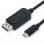 Value Cable USB-C 3.1 a Displayport Macho/Macho 1m Negro