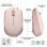 Logitech M171 Mouse RF Wireless Ottico Rosa