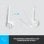 Logitech H390 Auriculares con Cable y Supresión de Ruido funciona con Chromebook Blancos