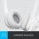 Logitech H390 Auriculares con Cable y Supresión de Ruido funciona con Chromebook Blancos