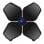 DeepCool QUADSTELLAR INFINITY Cristal Templado USB-C RGB Negra