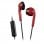 JVC HA-F19M Auriculares con Micrófono Rojo