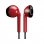 JVC HA-F19M Auriculares con Micrófono Rojo