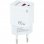 TooQ TQWC-QCPD20WT Dual USB-C/USB 2.0 Wandladegerät 20 W Weiß