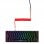 Cabo de vôo Phoenix Kioru USB-C para teclados de jogos preto/vermelho