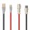 Phoenix Kioru Cable Aviador USB-C para Teclados Gaming Negro/Gris