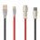 Phoenix Kioru Cable Aviador USB-C para Teclados Gaming Negro/Blanco