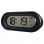 Elbe RD-700-N Wecker mit Thermometer und Kalender, Schwarz
