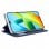 Coole Flip Cover Plain Blaue Hülle für Xiaomi Redmi A1