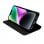 Coole schwarze Eleganz Flip Cover Hülle für iPhone 14