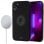 Estojo com capa magnética preta bacana para iPhone 14 Pro
