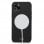 Estojo com capa magnética preta bacana para iPhone 14 Pro