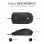 Mouse USB silenzioso Subblim Business 1200 DPI Nero