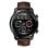 Smartwatch TicWatch Pro 3 Ultra 4G nero con cinturino in pelle marrone