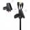 Organisateur de câble flexible Nanocable 25mm 3m Noir