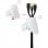 Nanocable Flexibler Kabel-Organizer, 1 m, Weiß