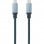 Nanocable Cable USB-C 3.1 Macho/Macho 1.5m Gris/Negro