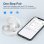 Écouteurs Bluetooth QCY T16 Blanc