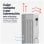 Universal Blue FORMOSA 4020W Radiador de Mica con WiFi 2000W Blanco