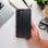 Cool Funda Flip Cover Liso Negra para Samsung S918 Galaxy S23 Ultra