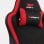 Chaise de jeu Drift DR110 noire/rouge