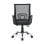 Chaise de bureau Equip 651014 Mesh ergonomique gris base chromée