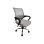 Bürostuhl Equip 651015 Mesh Grau Ergonomisch Atmungsaktiv Chrombasis