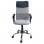 Home Heavenly Jasper Silla de Escritorio Respaldo Transpirable Asiento Giratorio Gris