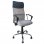 Home Heavenly Jasper Silla de Escritorio Respaldo Transpirable Asiento Giratorio Gris