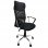 Home Heavenly Jasper Silla de Escritorio Respaldo Transpirable Asiento Giratorio Negro