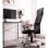 Home Heavenly Jasper Silla de Escritorio Respaldo Transpirable Asiento Giratorio Negro