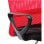 Home Heavenly Maya Silla de Oficina Giratoria Roja