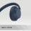 Sony WH-CH720 Auricolare Con cavo e senza cavo A Padiglione Musica e Chiamate USB tipo-C Bluetooth Blu