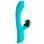 Diversual Molly Vibrador Conejito para Estimulación de Clítoris y Punto G Recargable Turquesa