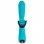 Diversual Molly Vibrador Conejito para Estimulación de Clítoris y Punto G Recargable Turquesa
