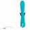 Diversual Molly Vibrador Conejito para Estimulación de Clítoris y Punto G Recargable Turquesa