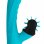 Diversual Molly Vibrador Conejito para Estimulación de Clítoris y Punto G Recargable Turquesa