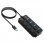 OcioDual Hub Adaptador 4x USB 3.0 com Botões On/Off Preto