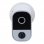 Nivian Caméra de Surveillance WiFi FullHD avec Batterie 5200mAh Blanc