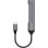 Aisens Adaptador Hub USB 3.1 Tipo C a 4x USB 3.0 Gris
