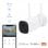 Nivian Câmara de Vigilancia WiFi FullHD com Bateria de Longa Duração 10400mAh Branca