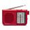 Aiwa RS-55BKRD Radio analogique portable rouge