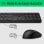 Combinazione tastiera e mouse wireless HP 650 nera