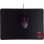 Tappetino per mouse da gioco grande Patriot Viper 45x32 cm Nero