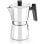 Kaffeemaschine Moka BRA Perfecta 6 Tassen Aluminium Full Induction Silber