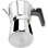Kaffeemaschine Moka BRA Perfecta 6 Tassen Aluminium Full Induction Silber
