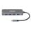 USB-Hub D-Link DUB-2340 USB-C 4xUSB 3.0 PD 60W Grau Aluminium